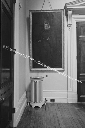 ROCKINGHAM HOUSE  PORTRAIT OF CAHAN (NOVICE) IN GREAT HALL